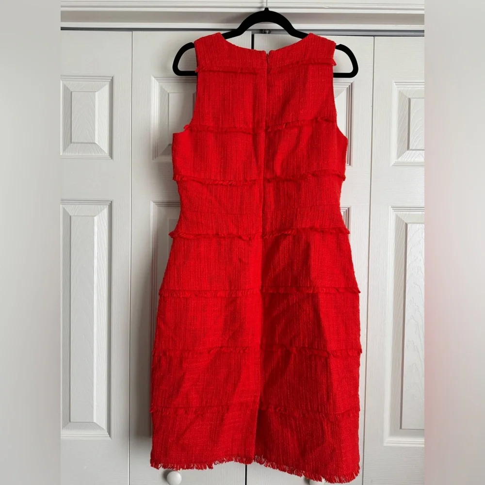 J. Crew Fringy Tweed Sheath Dress NWT size 10